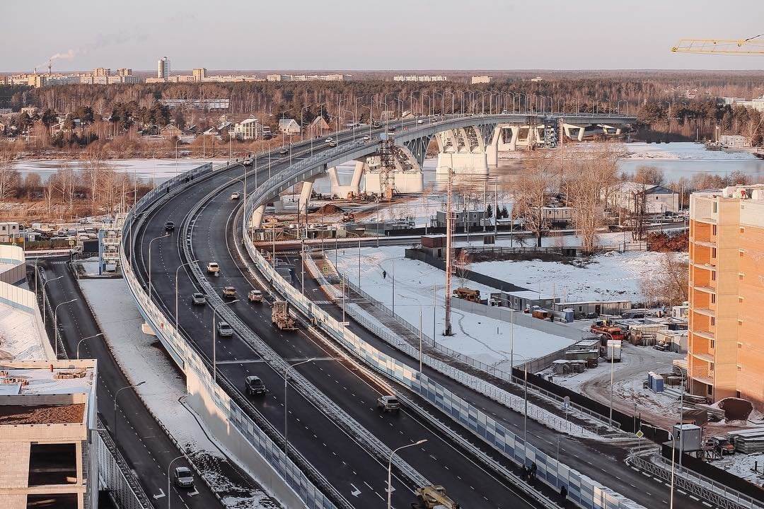 Мост через Волгу в Московской области